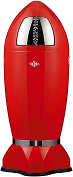 Wesco Spaceboy - German Made - X-Large Push Door Trash Can, Powder